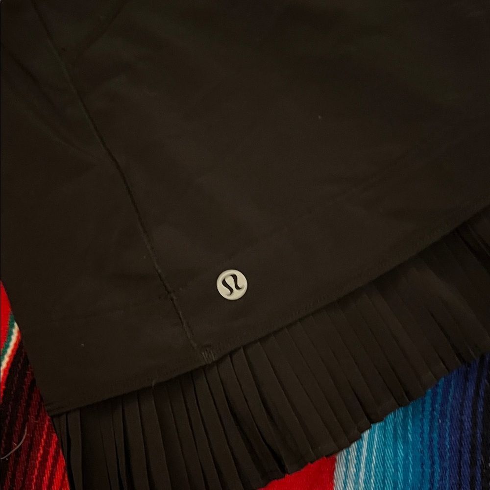 Lululemon Black Ruffled Mini Skirt - Picture 3 of 5